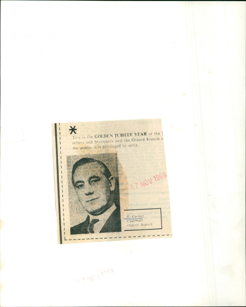 R. Cooper - Vintage Photograph