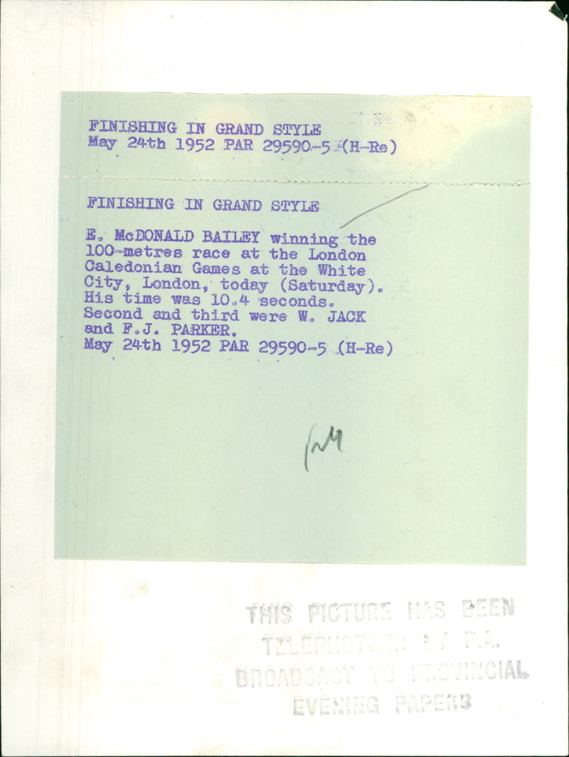 E. Mc Donald Bailey - Vintage Photograph