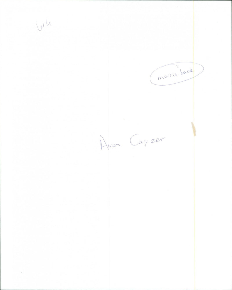 Avon Cayzer - Vintage Photograph