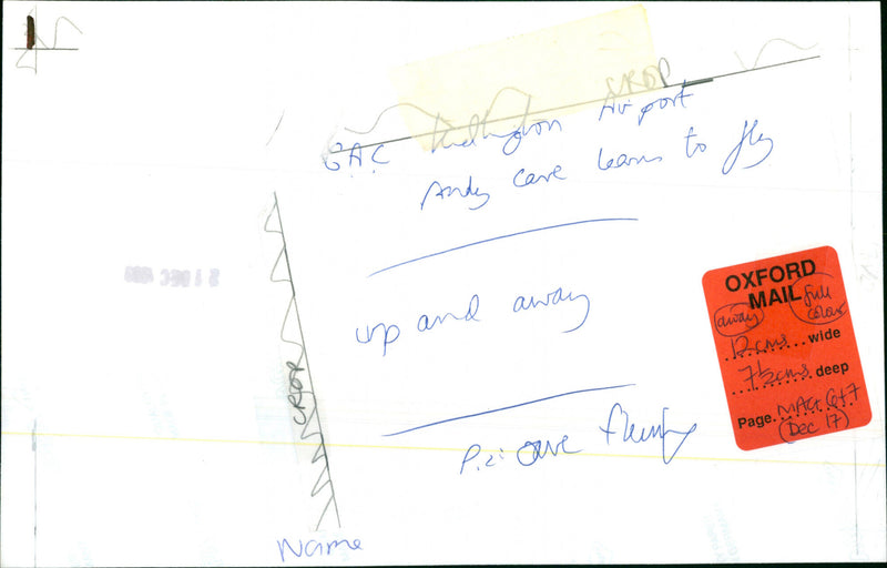 Andy Cave - Vintage Photograph