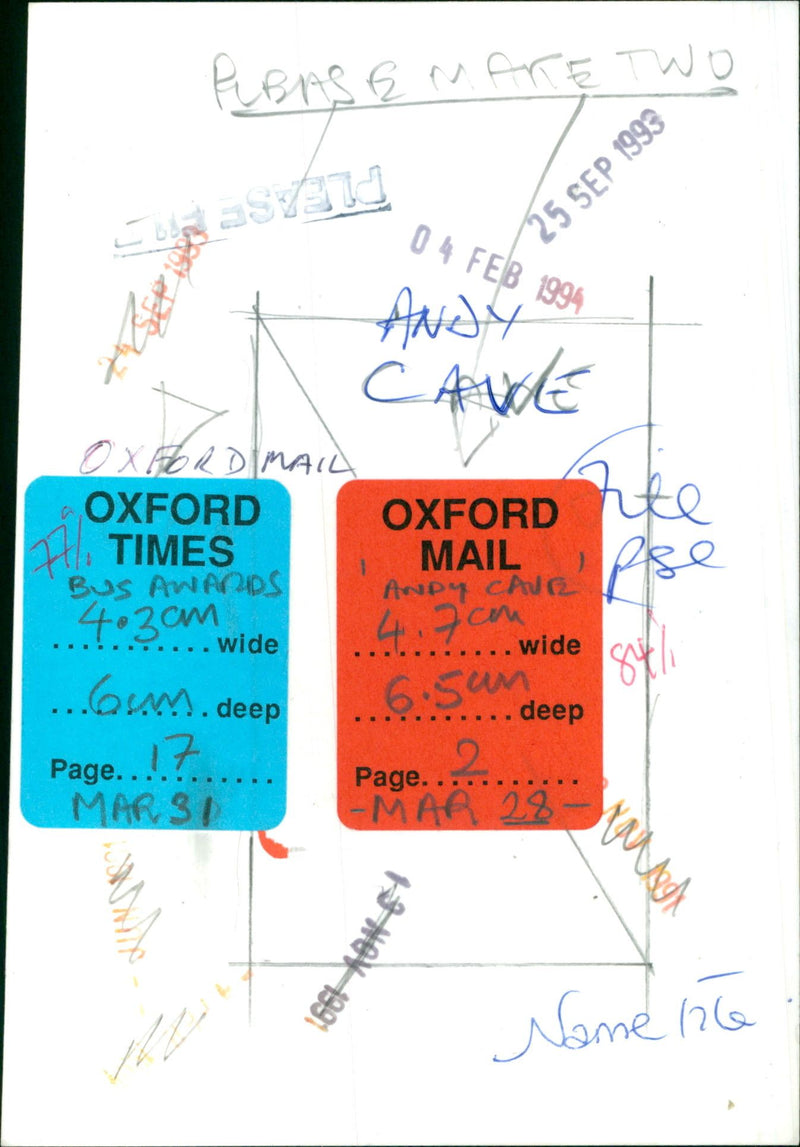 Andy Cave - Vintage Photograph