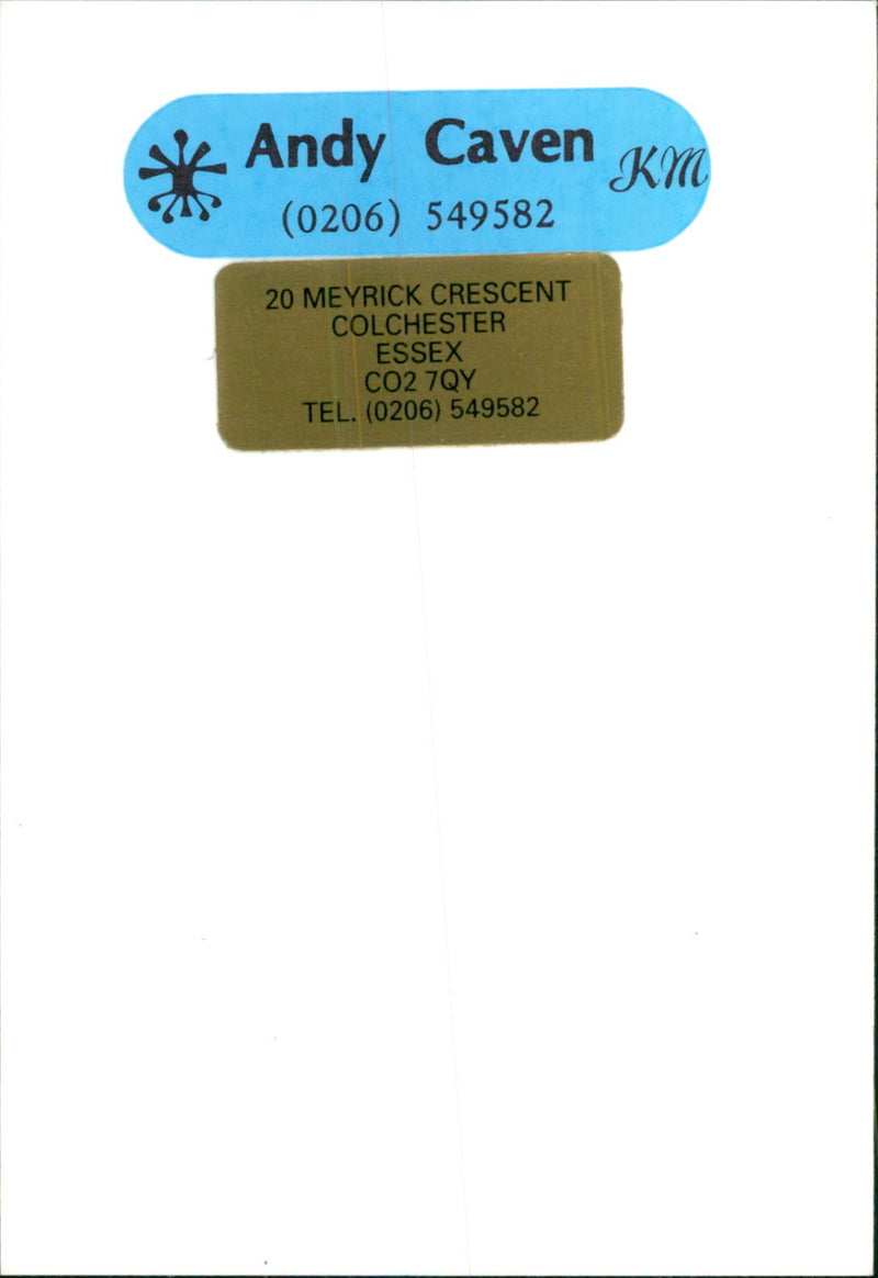 Andy Caven - Vintage Photograph