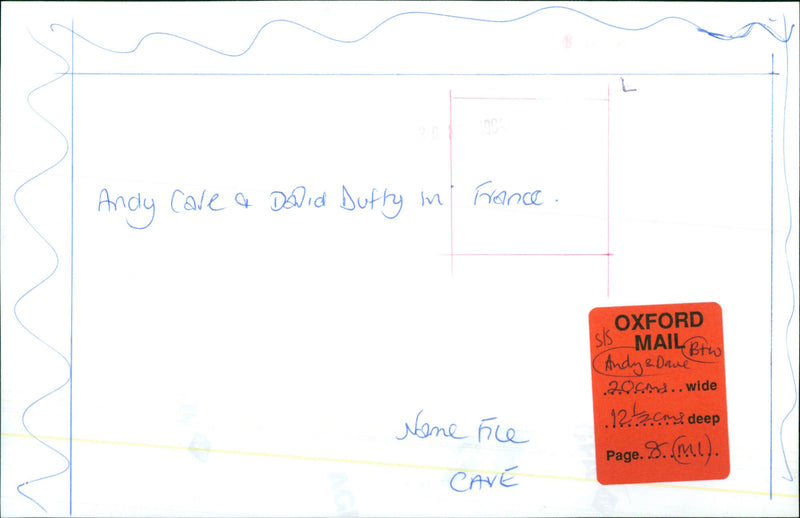 Andy Cave - Vintage Photograph