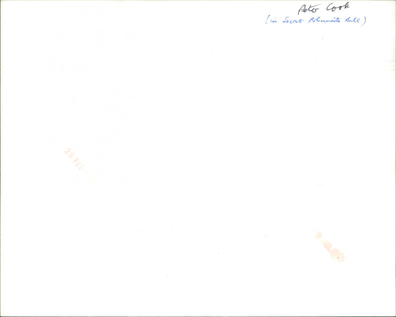 Peter Cook - Vintage Photograph