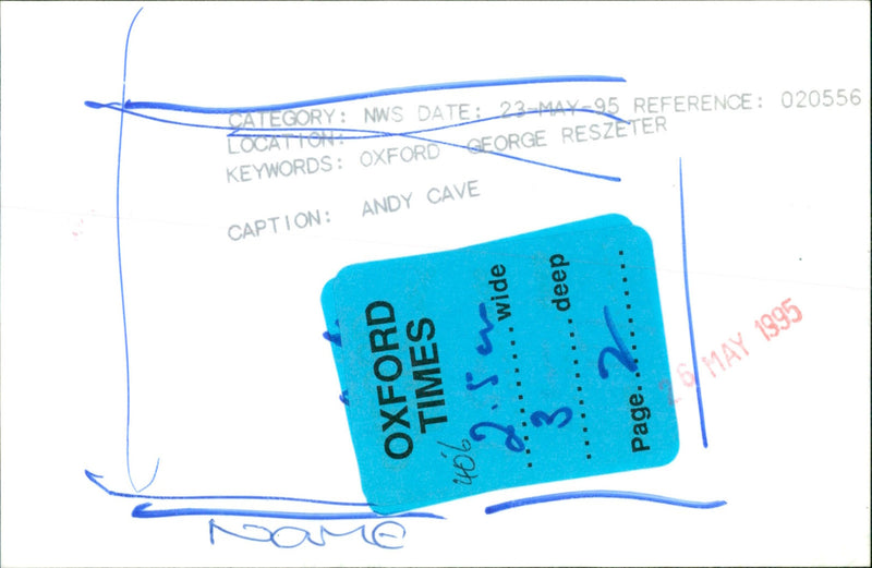 Andy Cave - Vintage Photograph