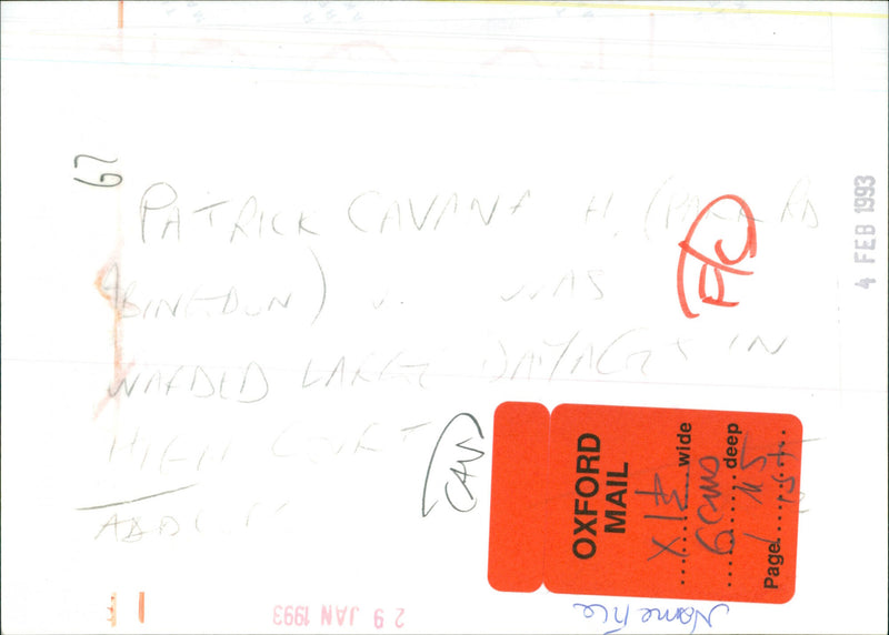 Patrick Cavanagh - Vintage Photograph