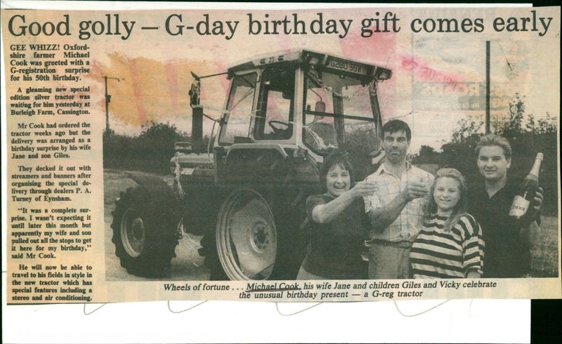 Michael Cook,Jane, Giles, Vicky - Vintage Photograph