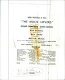 Film "The Music Lovers" - Vintage Photograph