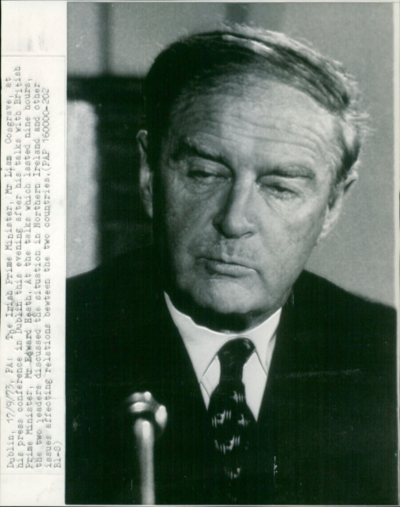 Mr Liam  Cosgrave - Vintage Photograph