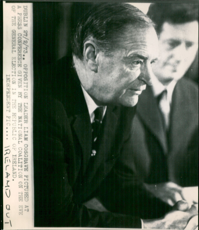 Mr Liam  Cosgrave - Vintage Photograph