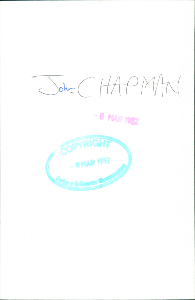 John Chapman - Vintage Photograph