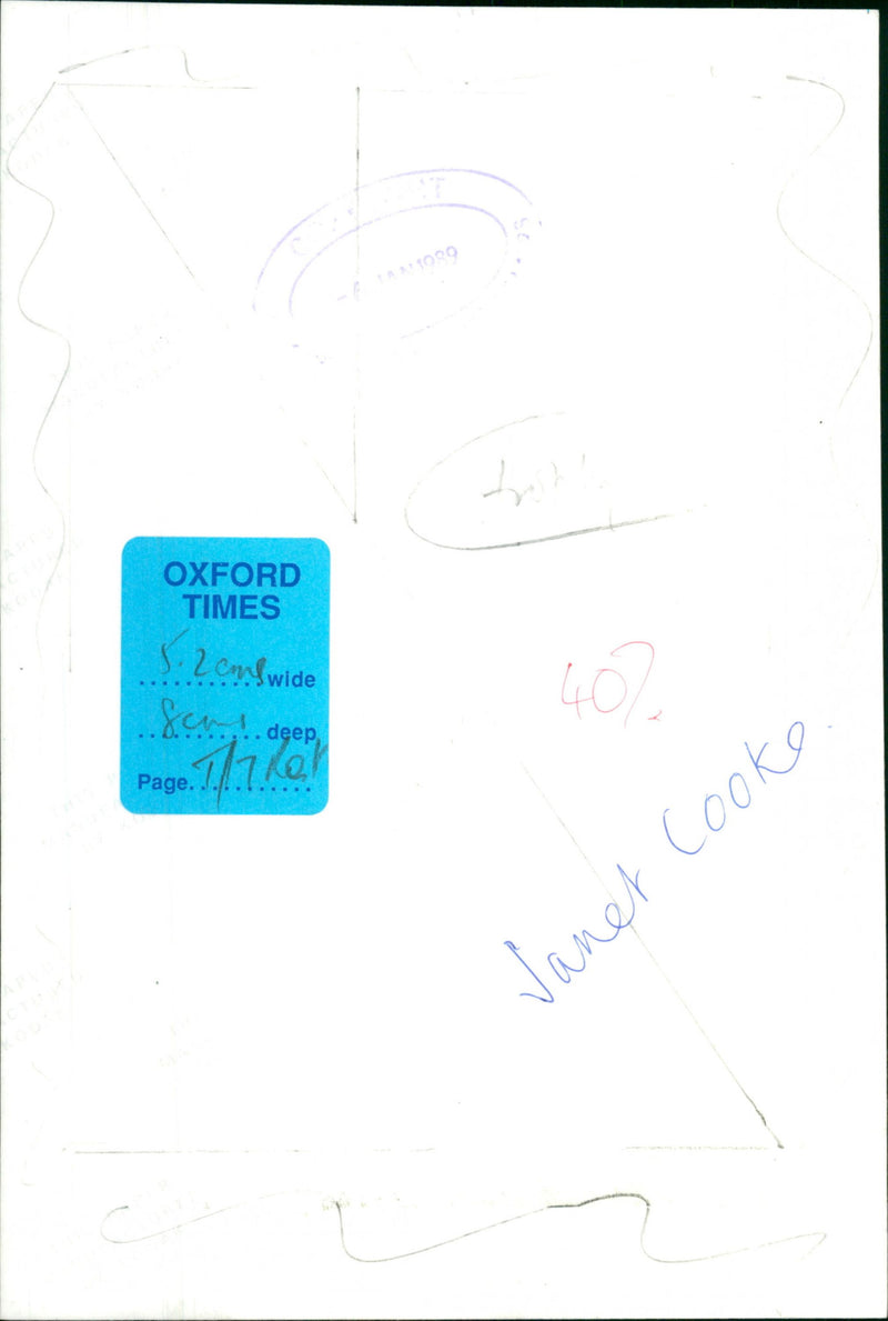 Janet Cooke - Vintage Photograph