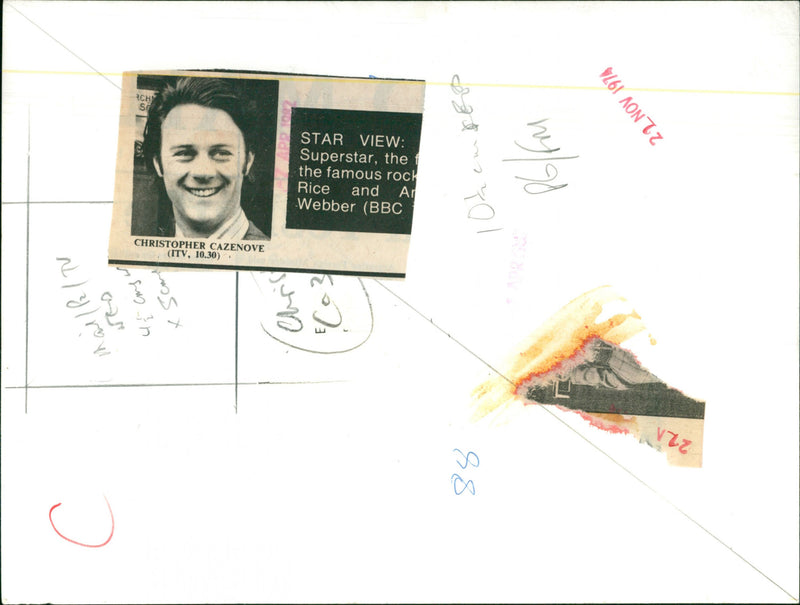 Christopher Cazenove - Vintage Photograph