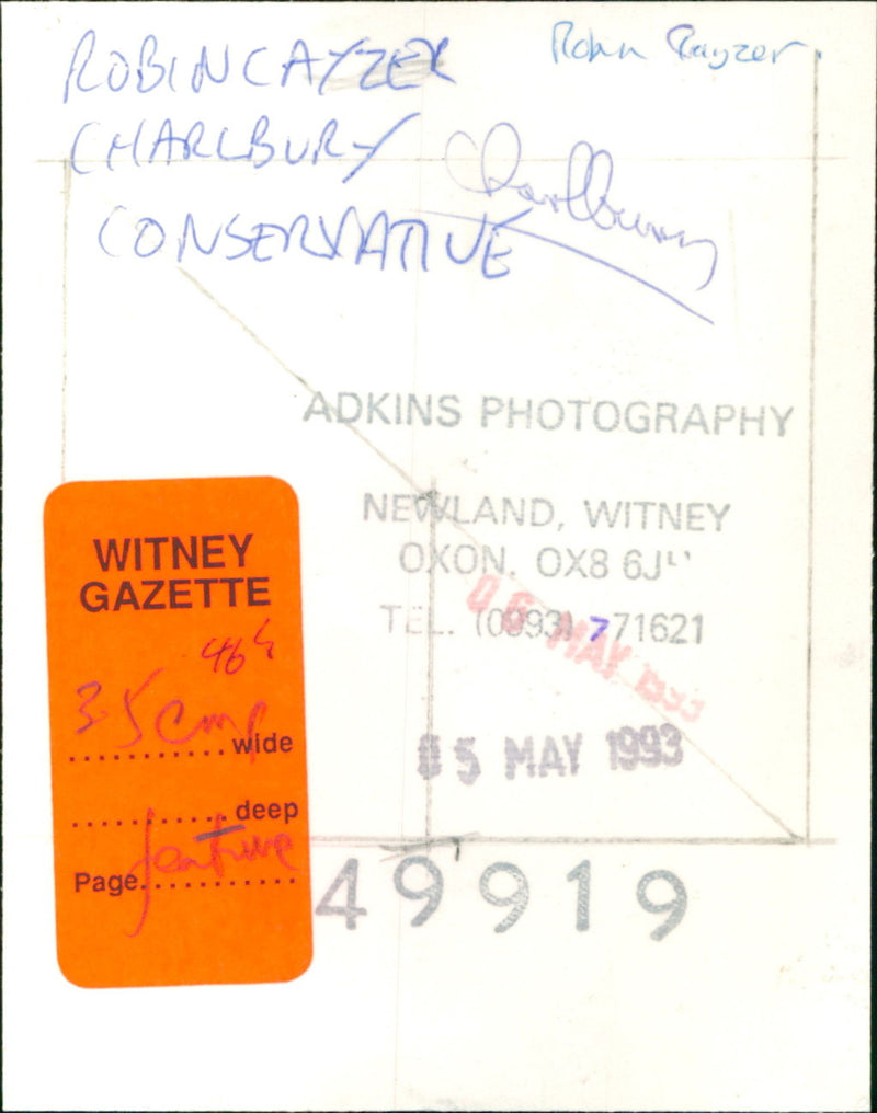 Robin Cayzer - Vintage Photograph