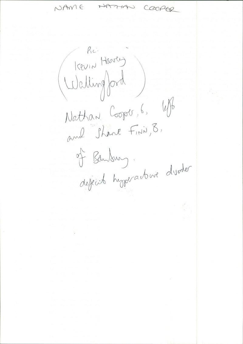 Nathan Cooper - Vintage Photograph