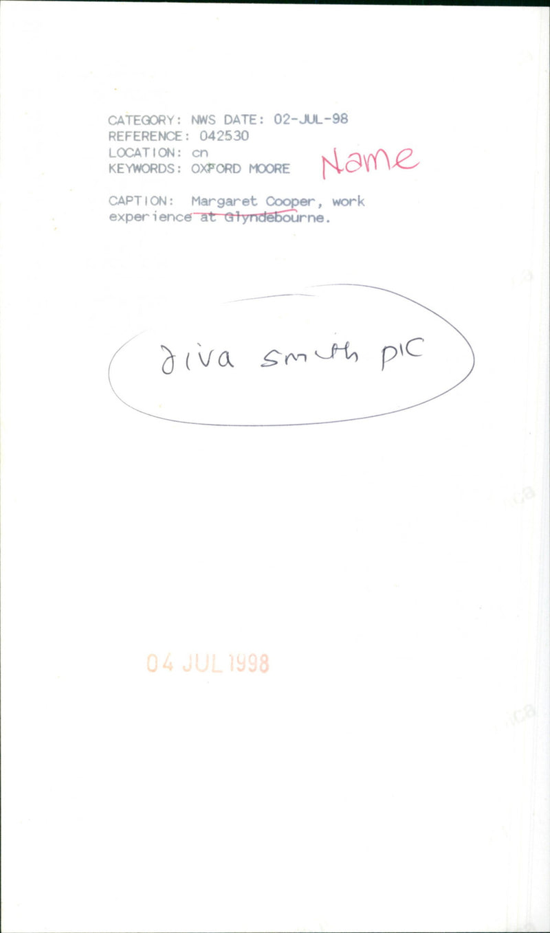 Margaret Cooper - Vintage Photograph