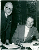 John Chamberlayne & Gerald Gale Burkitt - Vintage Photograph