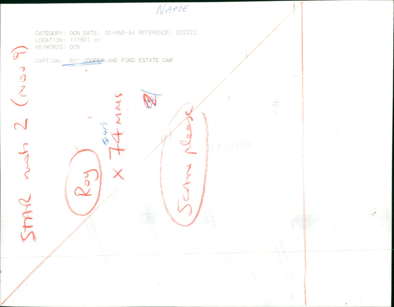 Roy Cooper - Vintage Photograph