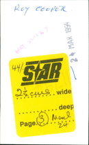 Roy Cooper - Vintage Photograph