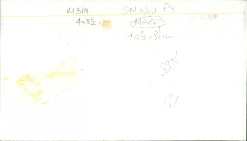 Mace - Vintage Photograph