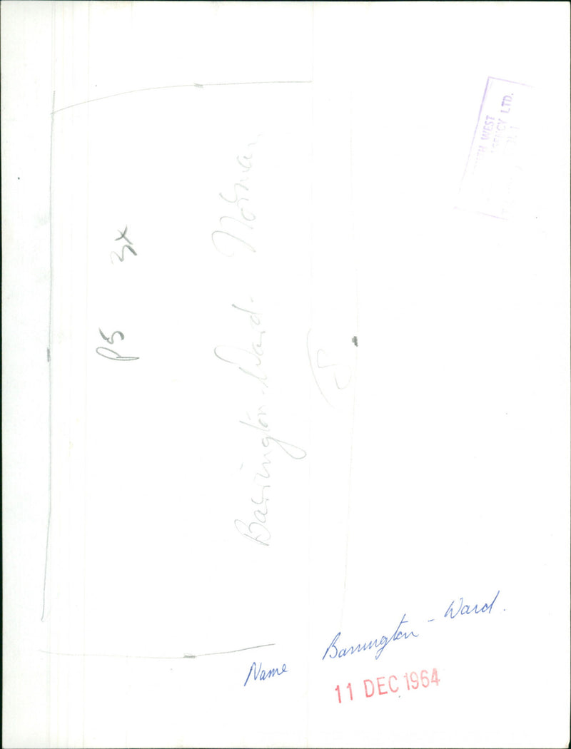 Barrington-Ward - Vintage Photograph