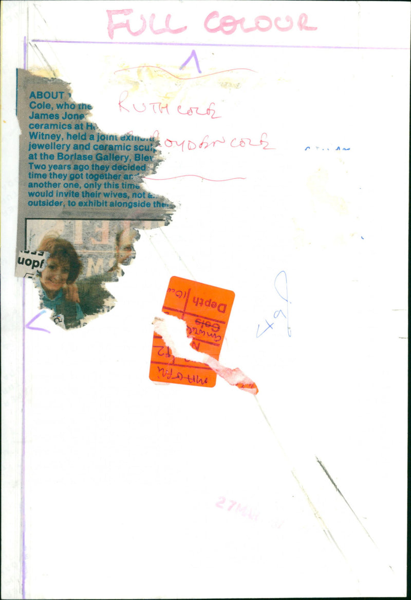 Ruth Cole - Vintage Photograph