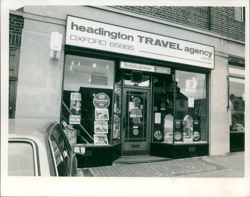 Headington travel agency - Vintage Photograph