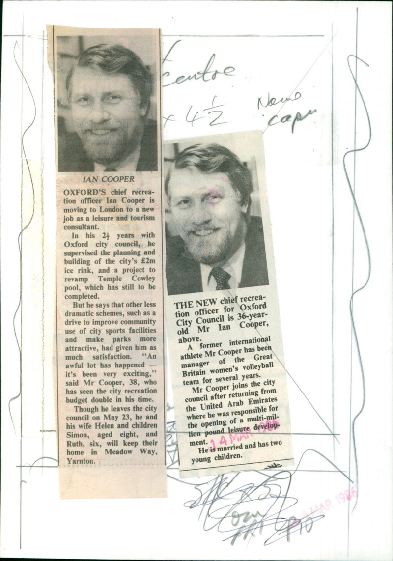 Ian Cooper - Vintage Photograph