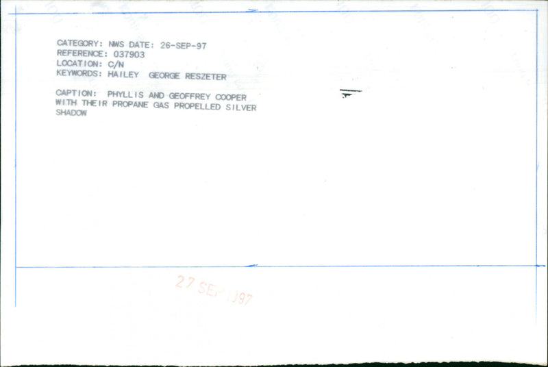 Phyllis and Geoffrey Cooper - Vintage Photograph