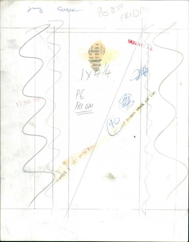 Gary Cooper - Vintage Photograph