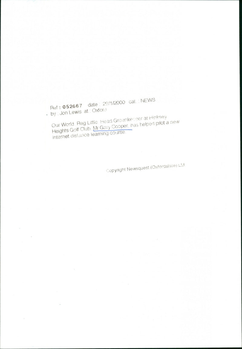 Gary Cooper - Vintage Photograph