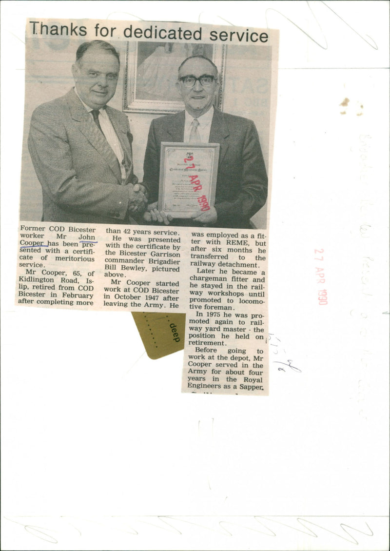 John Cooper - Vintage Photograph