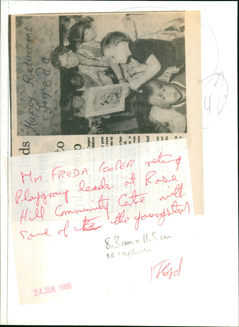 Freda Cooper - Vintage Photograph