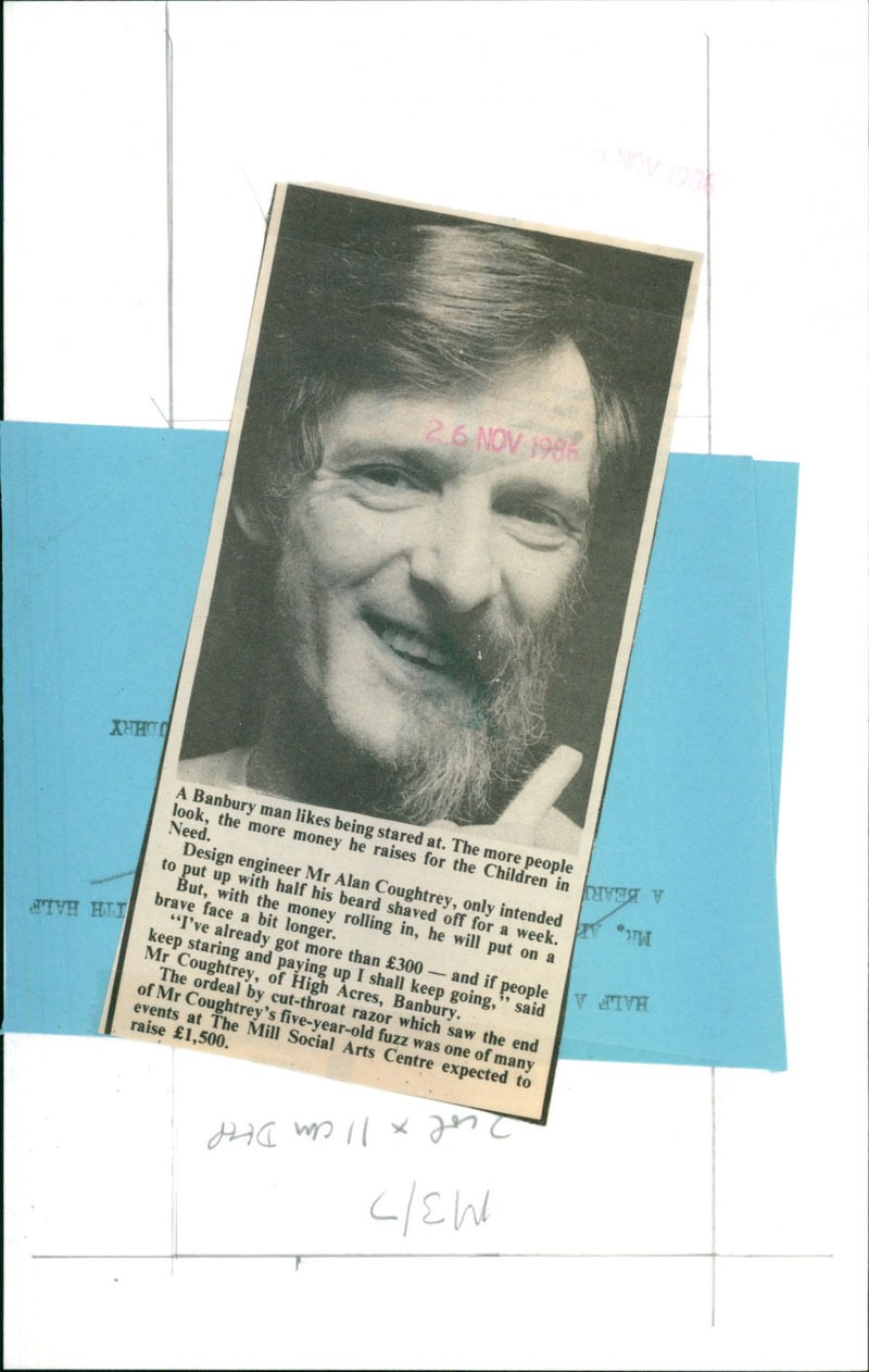 Mr Alan Coughtrey - Vintage Photograph