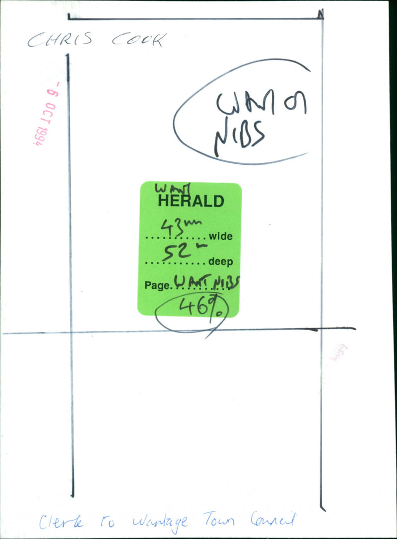 Christopher Cook - Vintage Photograph