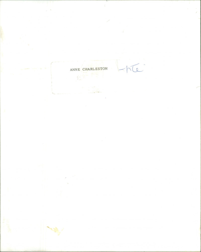 Anne Charleston - Vintage Photograph