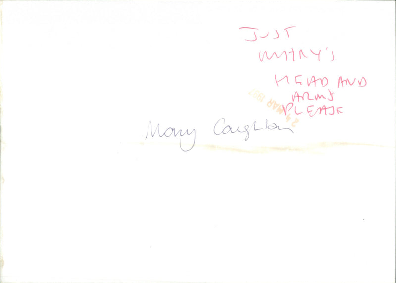 Mony Coughlan - Vintage Photograph