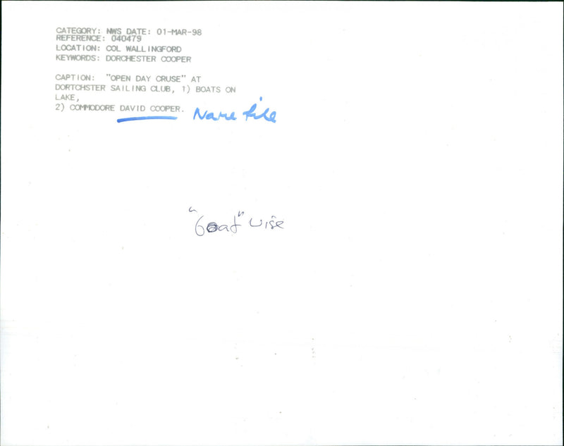 David Cooper - Vintage Photograph