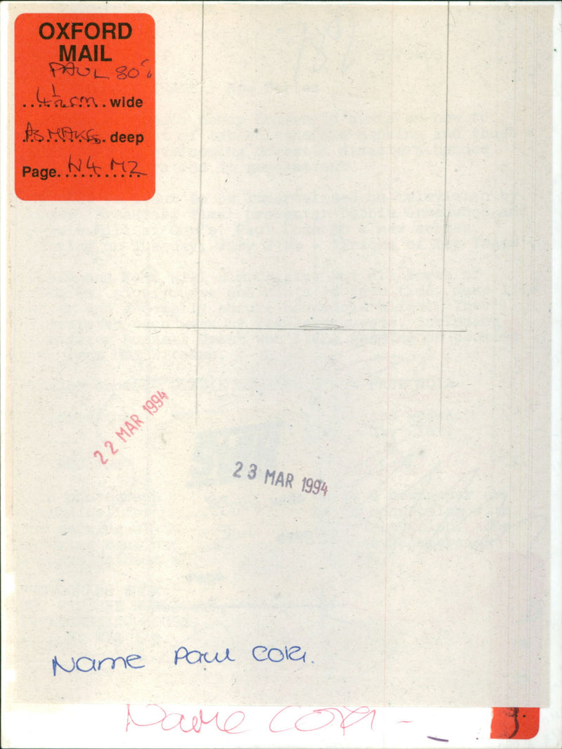 Paul Coia - Vintage Photograph