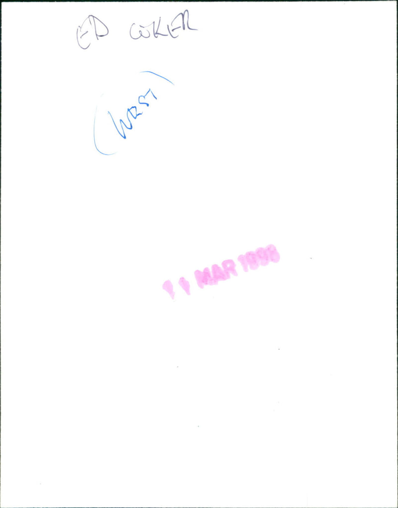 Ed Coker - Vintage Photograph