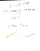 Ed Coker - Vintage Photograph