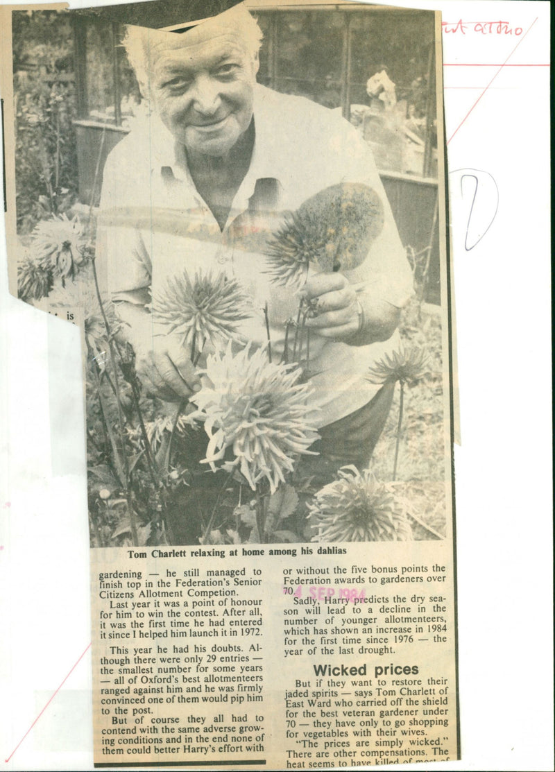 Tom Charlett - Vintage Photograph