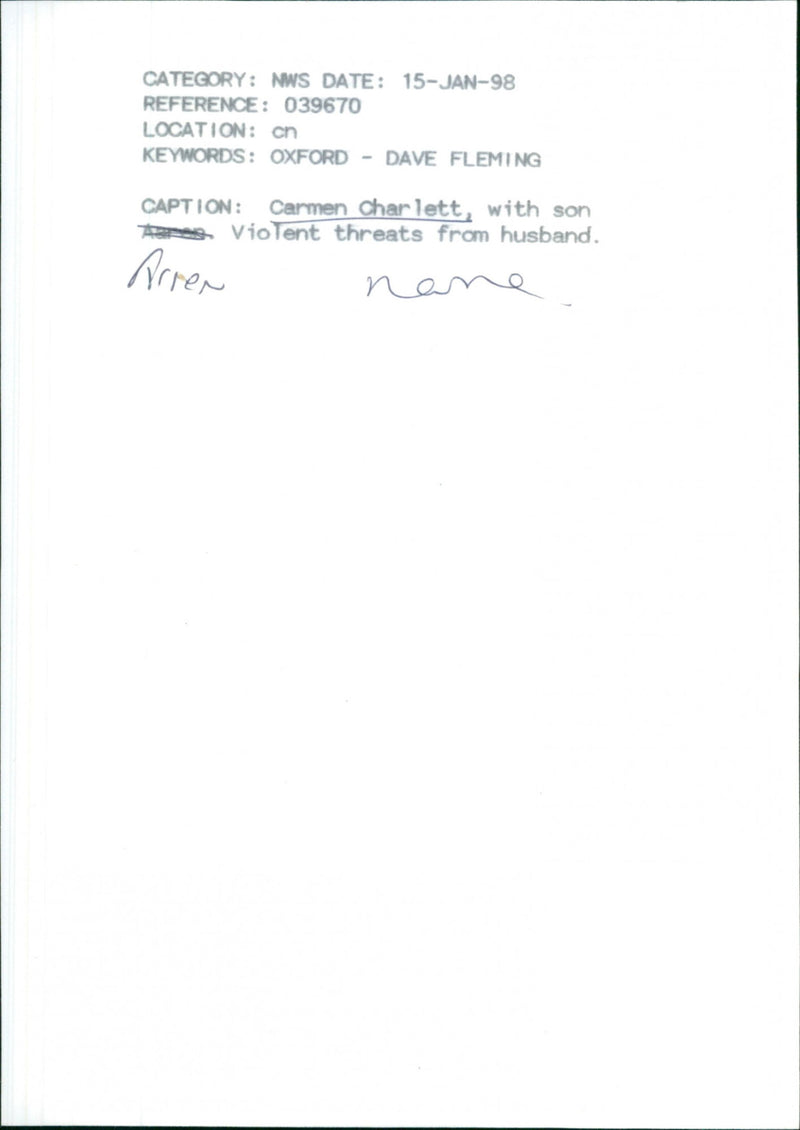 Carmen Charlett - Vintage Photograph