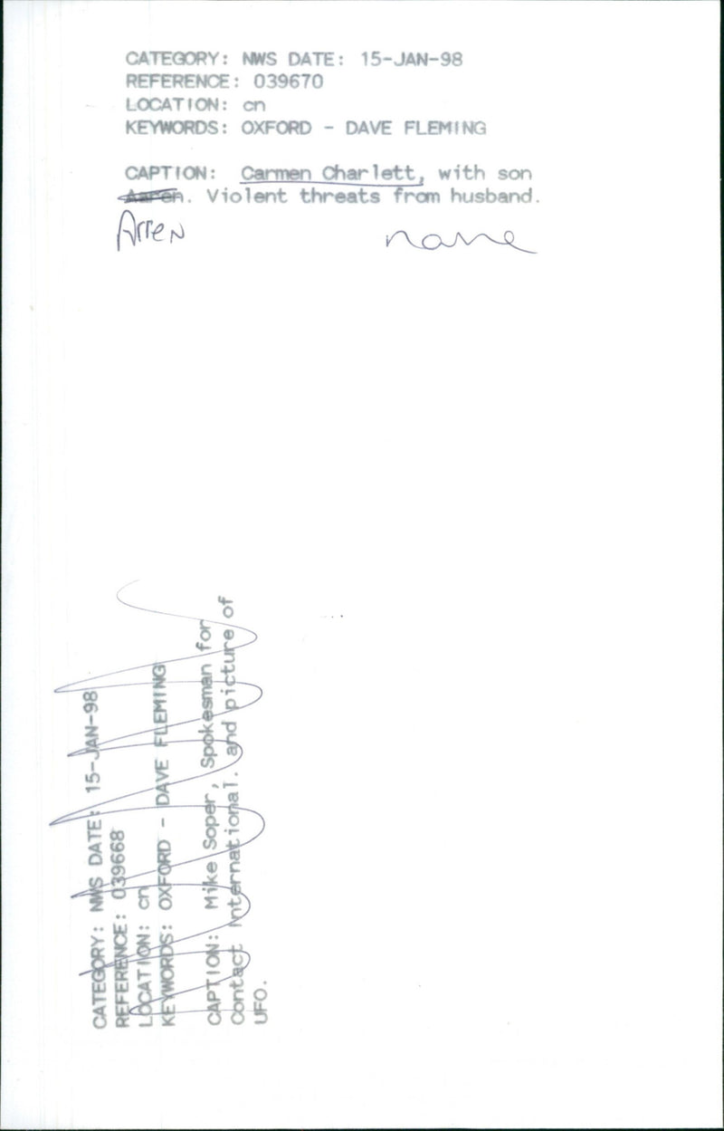 Carmen Charlett - Vintage Photograph