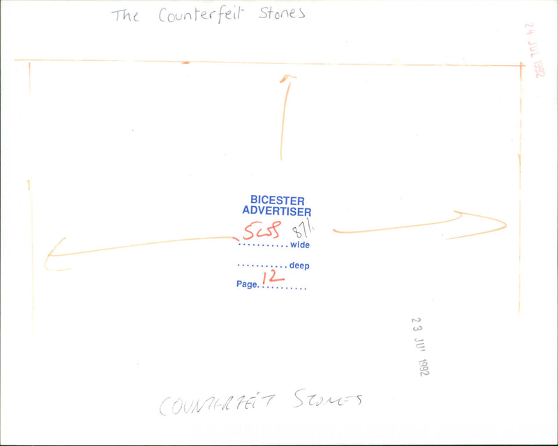 The Counterfeit Stones - Vintage Photograph