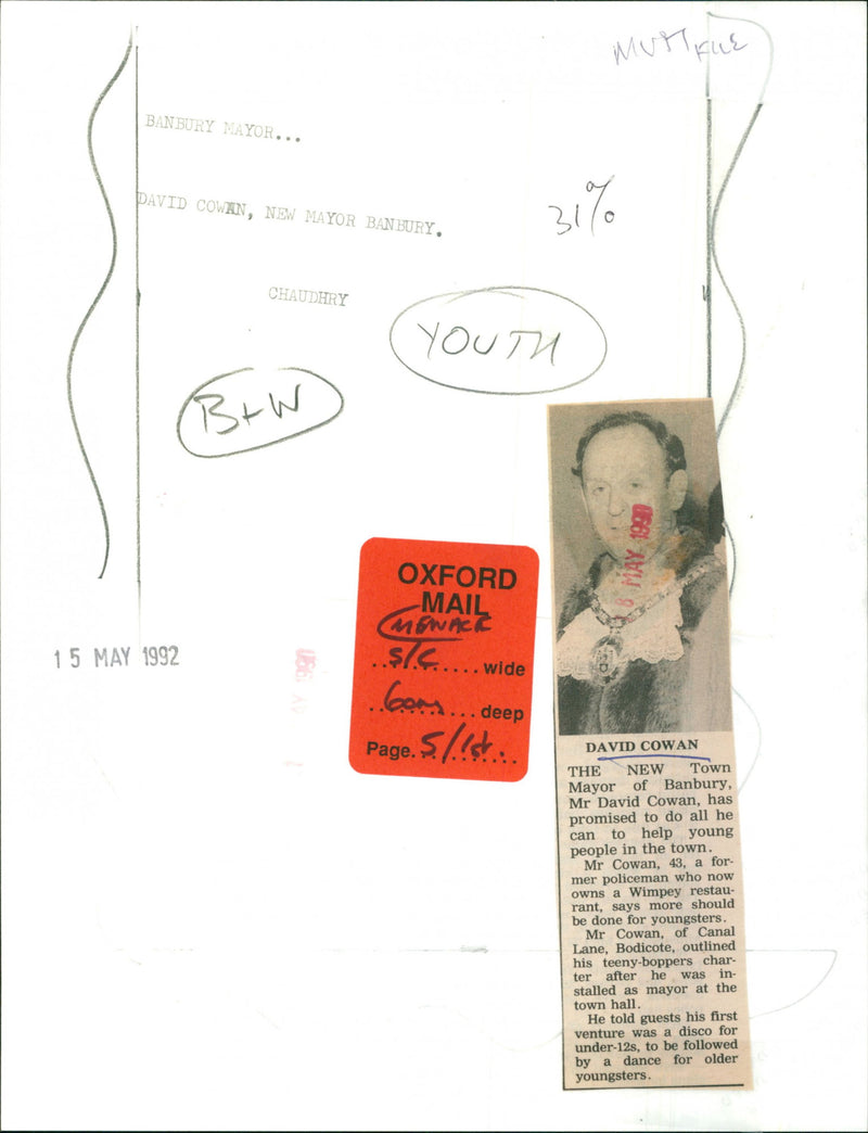 David Cowan - Vintage Photograph