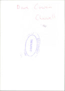 Dave Cowan - Vintage Photograph