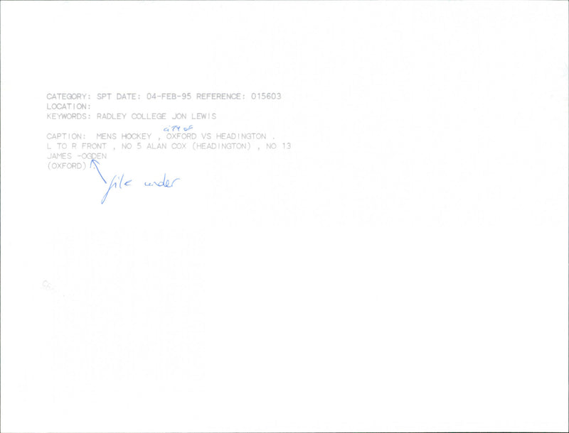 James Ogden - Vintage Photograph