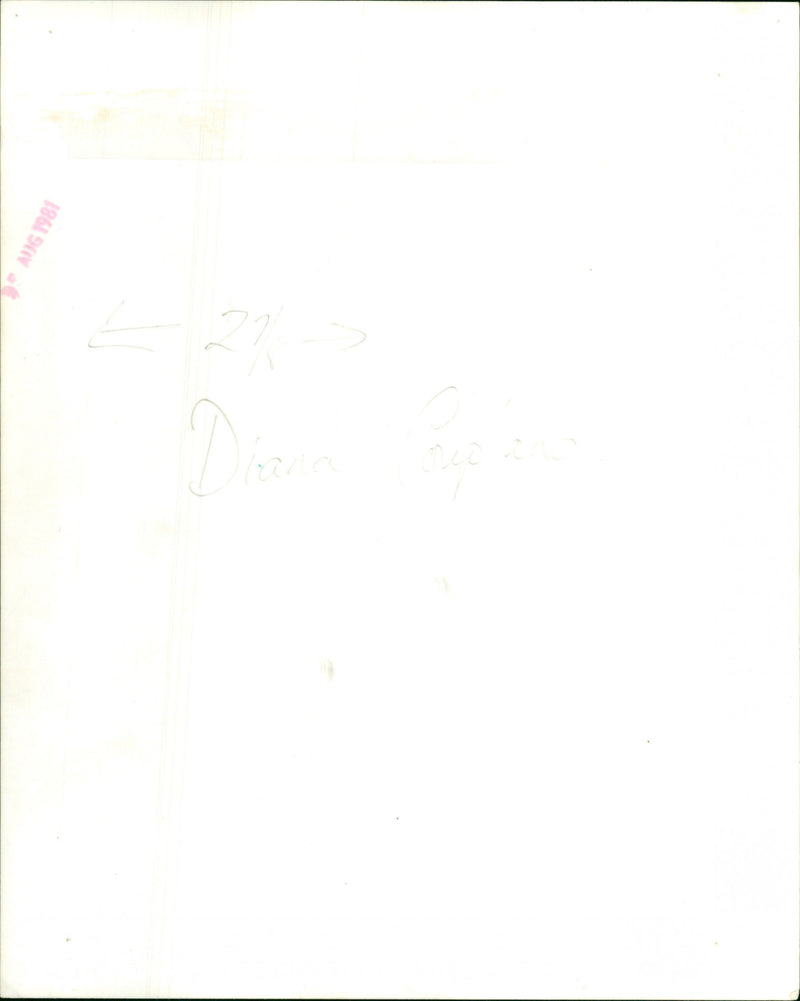 Diana Coupland - Vintage Photograph