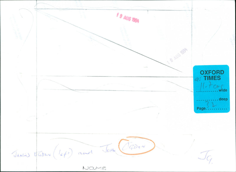 James Ogden and John Ogden - Vintage Photograph